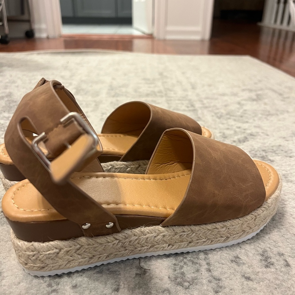 Brown Espadrille Sandals